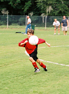 kids playing soccer